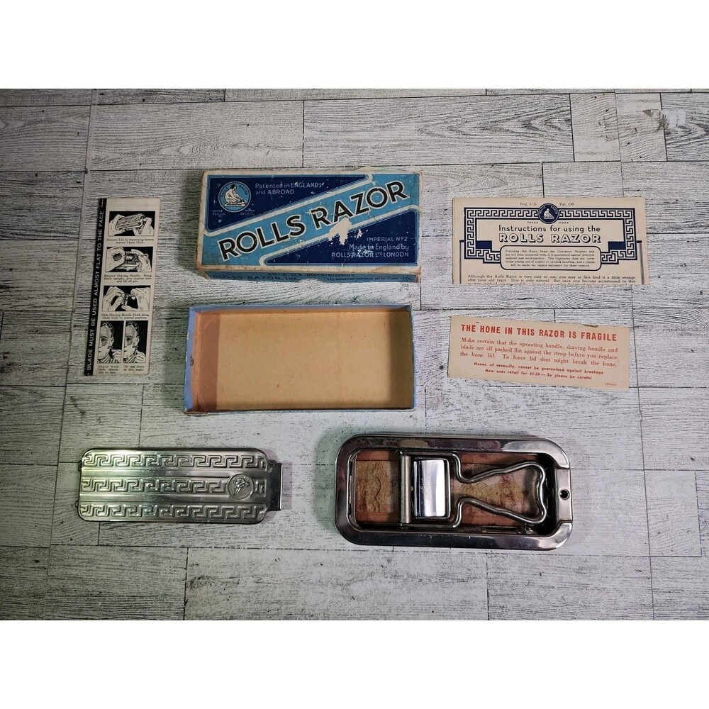 Vintage Rolls Razor Imperial No2 Made In England w/ Box & Directions